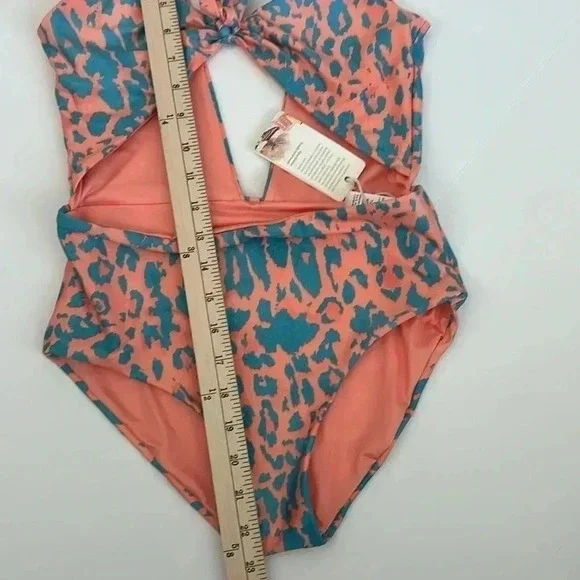 NWT Agua Bendita Girls Leopard Swimsuit - Picture 4 of 6